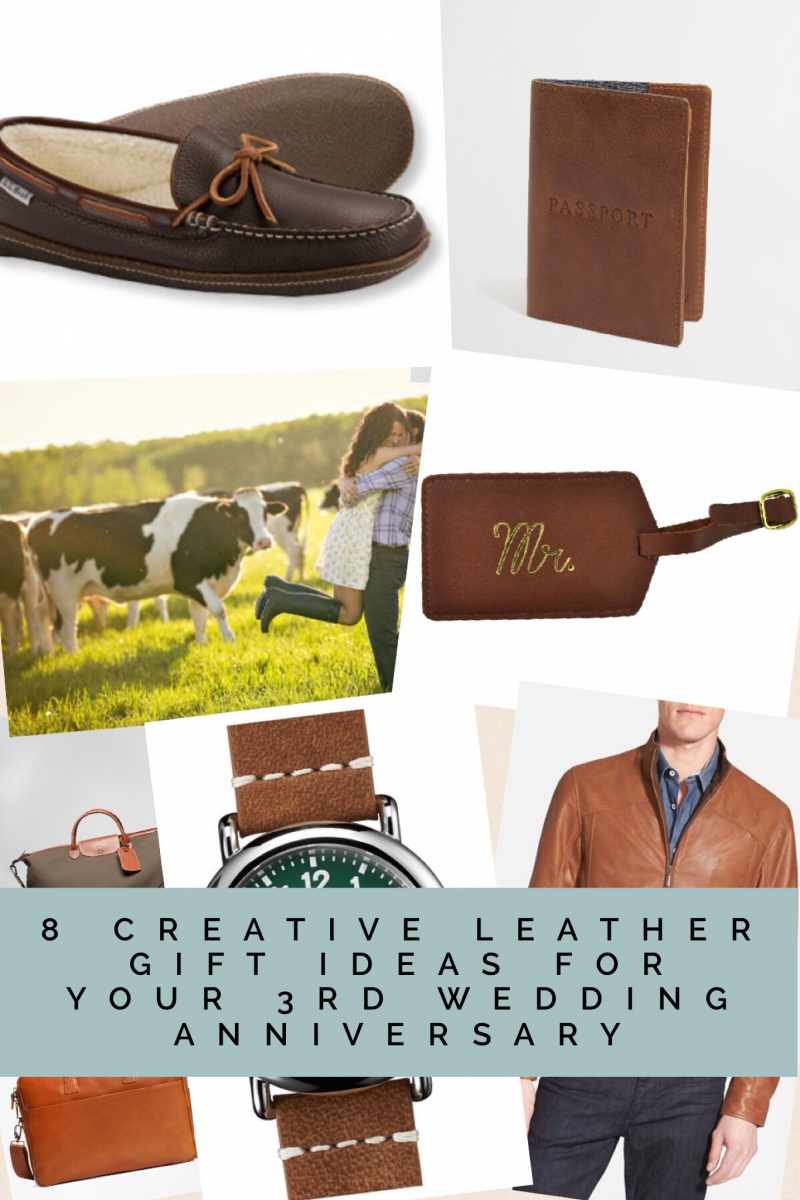 8 creative leather gift ideas for your 3rd wedding anniversary - her